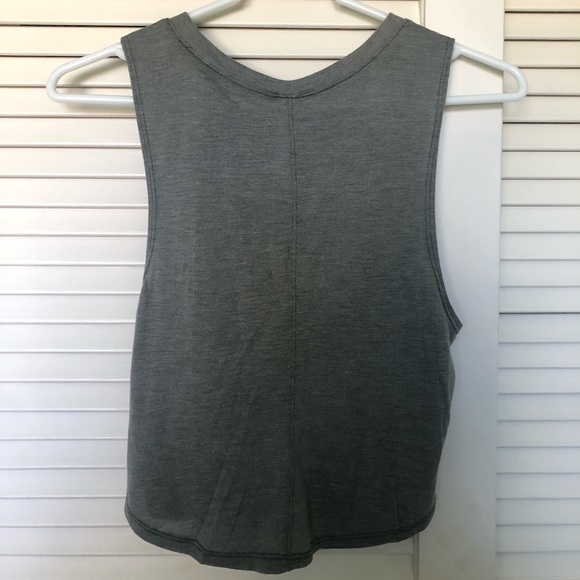 Grey Crop Top - Picture 2 of 3